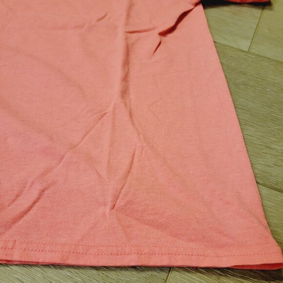 Vtg Ron Jon Surf Shop Coral Pink T-Shirt Sz Lg - Picture 2 of 8